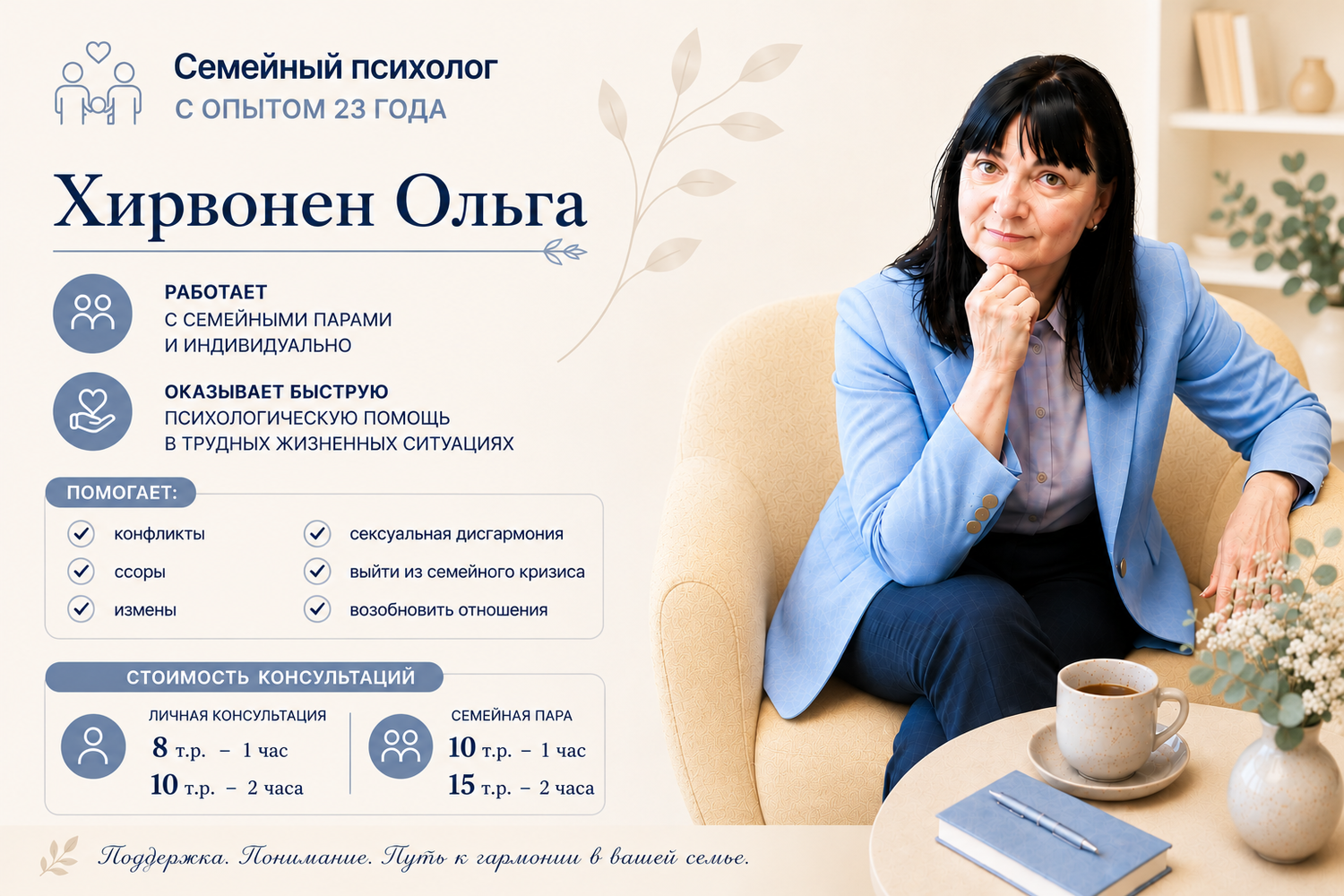 Семейный психолог. | Консультация , семейная терапия | В Психологическом центре ИНСАЙТ | В каких случаях обращаться